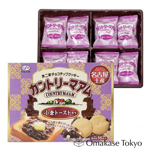 Fujiya Nagoya Limited Country Ma'am Ogura Toast Flavor 16 Pieces
