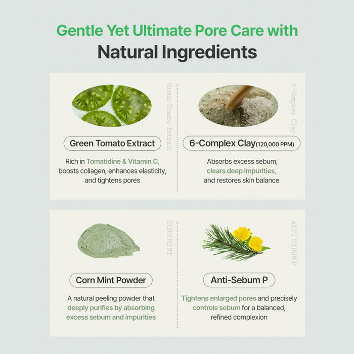 Fully Green Tomato Clay Mask Cleanser 4.05oz/ 120ml