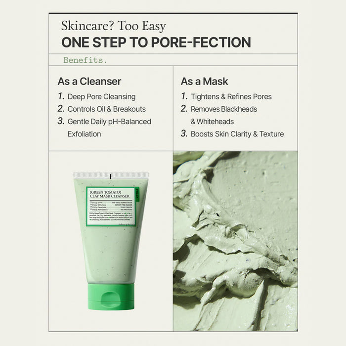 Fully Green Tomato Clay Mask Cleanser 4.05oz/ 120ml