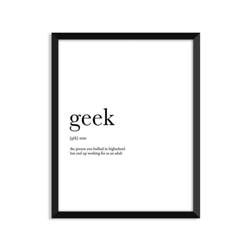 Geek Definition Everyday Card