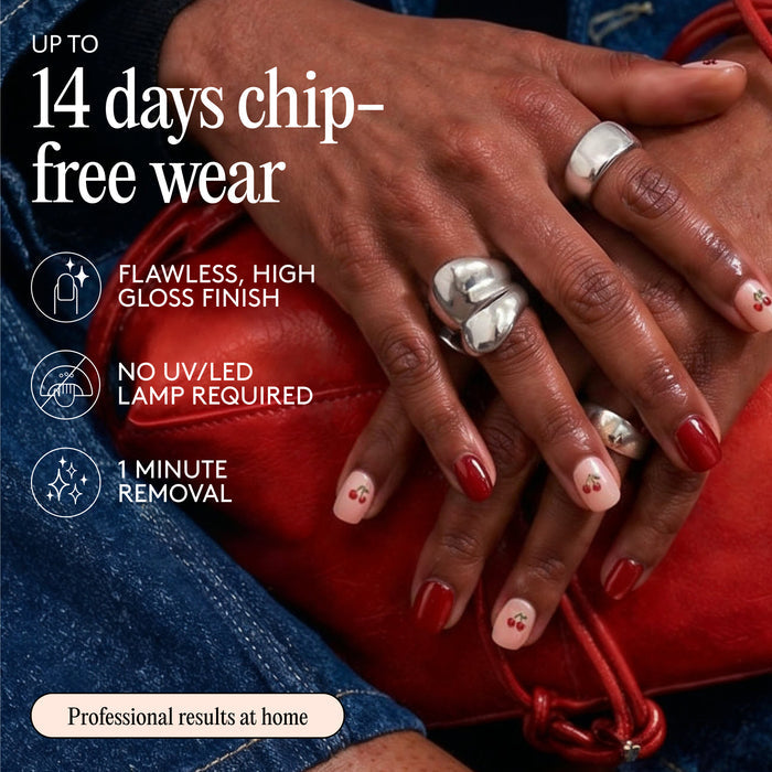 Gel Nail Wraps - Cherry-Picked