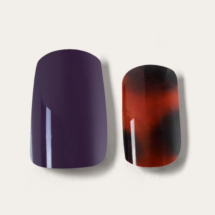 Gel Nail Wraps - Mulberry Clash