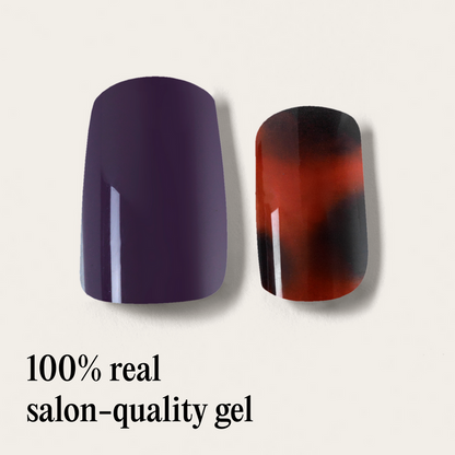 Gel Nail Wraps - Mulberry Clash