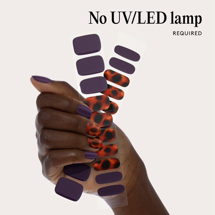 Gel Nail Wraps - Mulberry Clash