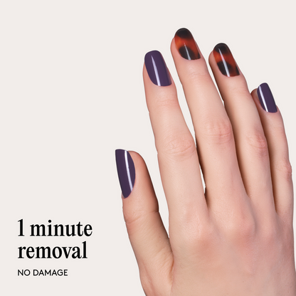 Gel Nail Wraps - Mulberry Clash