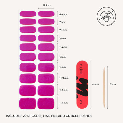 Gel Nail Wraps - Screen Time