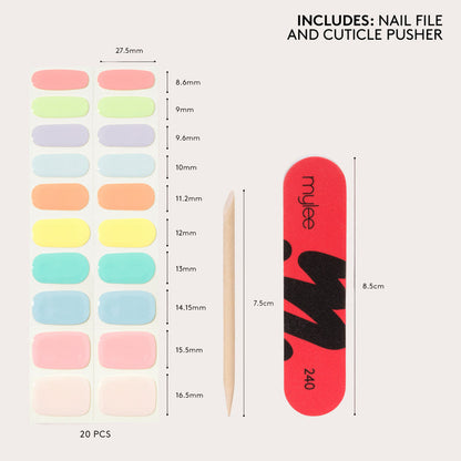Gel Nail Wraps - Sunday Best