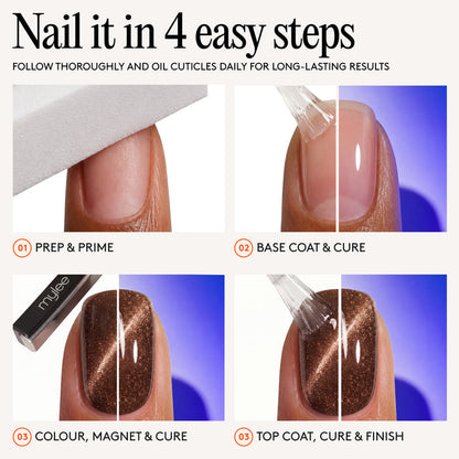Gel Polish Duo - The Art Of Everyday Cat-Eye Gel Polish