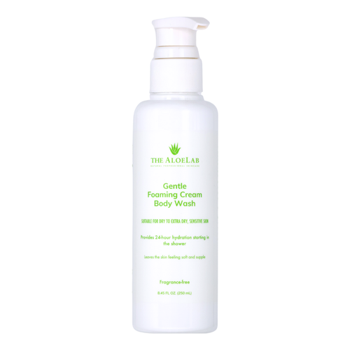 Gentle Foaming Cream Body Wash - Fragrance free - The ALOELAB