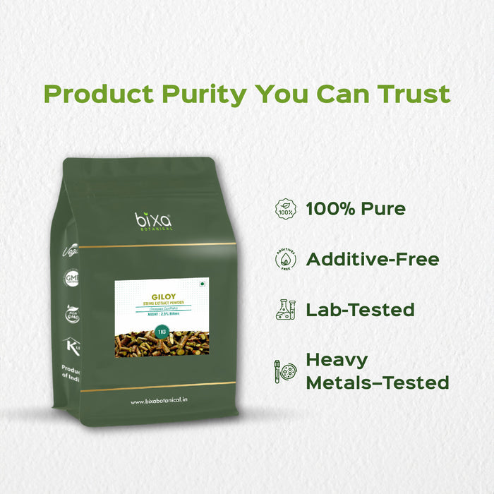 Giloy (Guduchi /Tinospora Cordifolia) dry Extract - 2.5% Bitters by Gravimetry Guduchi