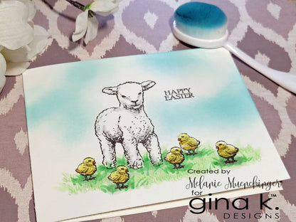 Gina K. Designs - Stamps - Farmyard Friends. Melanie Muenchinger’s realistic nature series continues with Farmyard Friends! You will love using these 8 farmyard animals plus scene building grass, dirt and wire fence images. Available at Embellish Away located in Bowmanville Ontario Canada. Designed by Melanie Muenchinger.