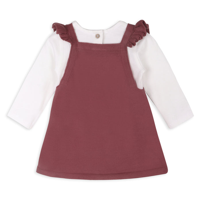 Giraffe Elephant Buddy Baby Tunic Dress & Bodysuit Set (Organic)