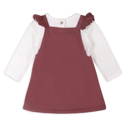 Giraffe Elephant Buddy Baby Tunic Dress & Bodysuit Set (Organic)