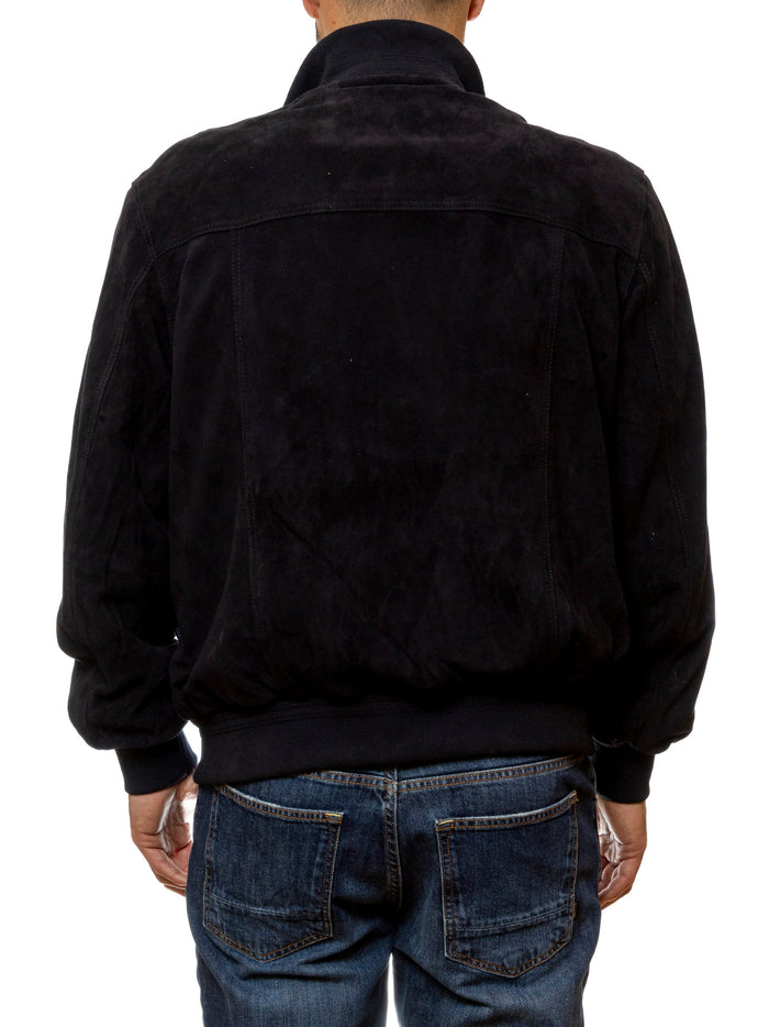 PK BY PASKAL giubbino camoscio blu 004 CAM-BLU