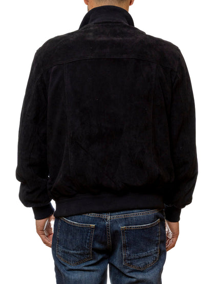PK BY PASKAL giubbino camoscio blu 004 CAM-BLU