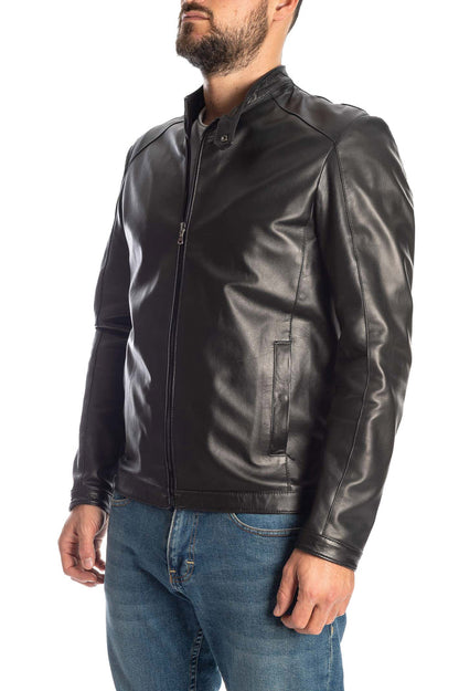 PK BY PASKAL giubbino nappa nero 771 NAPPA-NERO