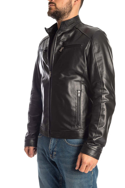 PK BY PASKAL giubbino nappa nero 767 NAPPA-NERO