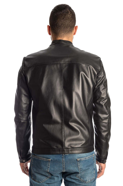 PK BY PASKAL giubbino nappa nero 771 NAPPA-NERO
