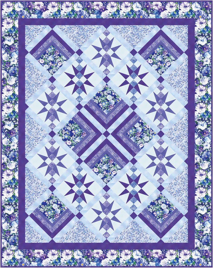 Glowing Flower Path Pattern # 608