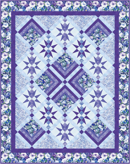 Glowing Flower Path Pattern # 608