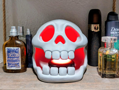 Glowing Skull Cave Shelf Accent Light