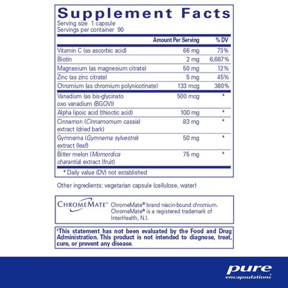 GlucoFunction 90 capsules by Pure Encapsulations