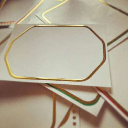 Gold Foiled Labels