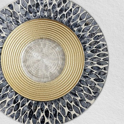 Gray Gold Pearl Under Plates