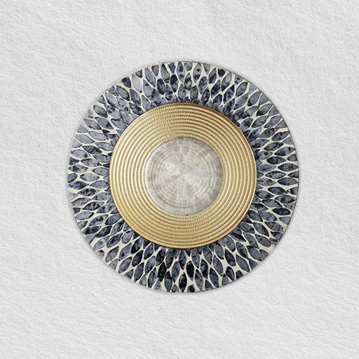 Gray Gold Pearl Under Plates