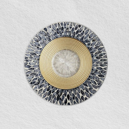 Gray Gold Pearl Under Plates