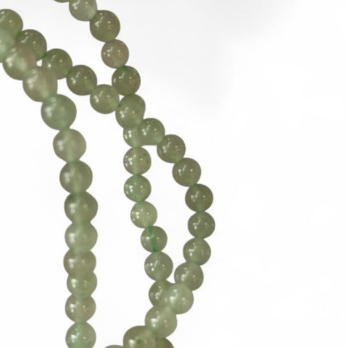 Green Aventurine 6mm crystal bead strand