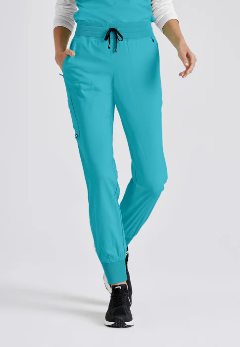 Grey's Anatomy Spandex Stretch Eden Mid-Rise Jogger Scrub Pants