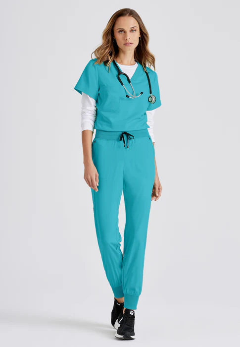Grey's Anatomy Spandex Stretch Eden Mid-Rise Jogger Scrub Pants