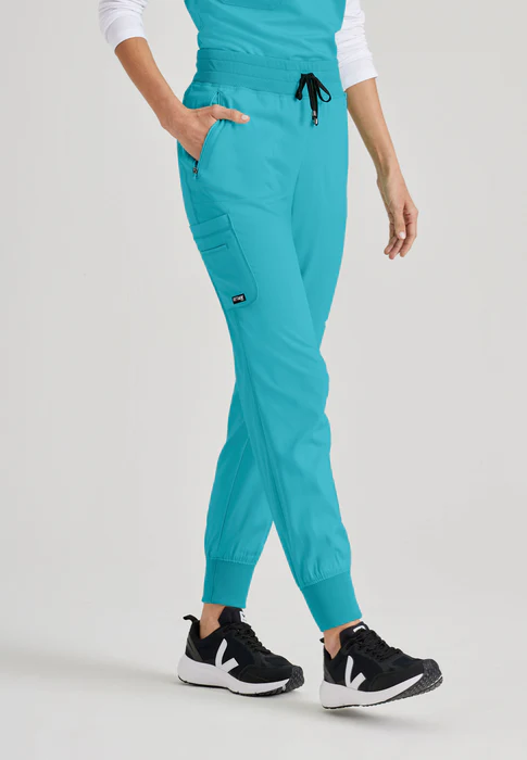 Grey's Anatomy Spandex Stretch Tall Eden Mid-Rise Jogger Scrub Pants