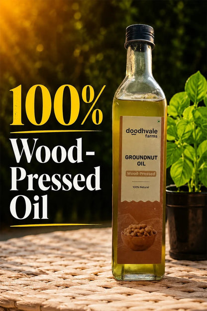 Groundnut Oil - Wood Pressed 500ml (2 Unit Pack)
