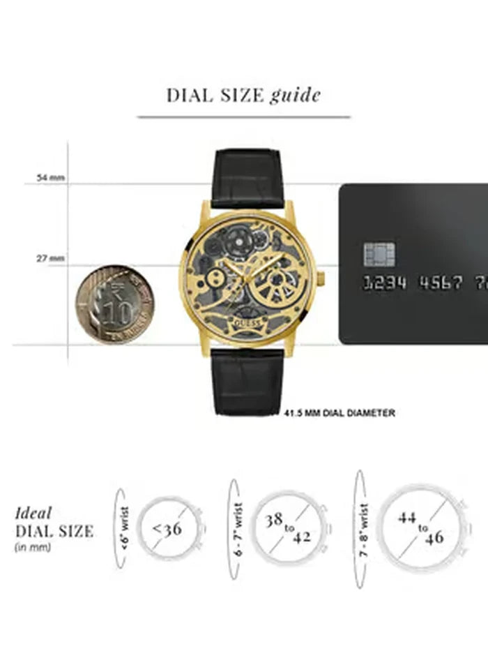 Guess Gadget Round Analog Watch - GW0570G1