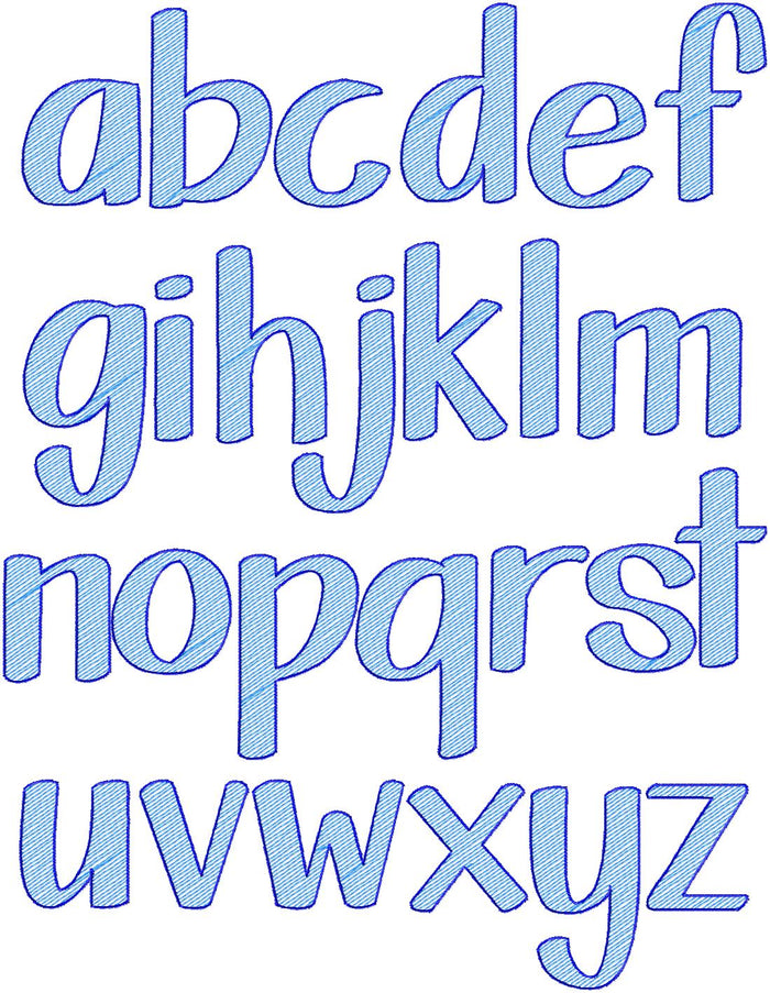 HALEY RUNNING STITCH FONT