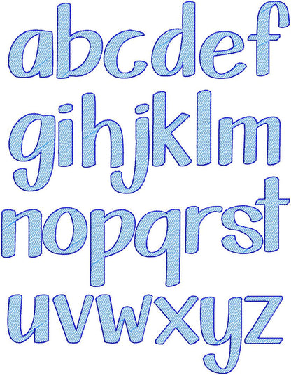 HALEY RUNNING STITCH FONT