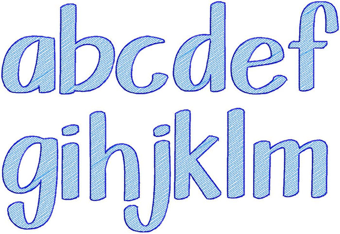 HALEY RUNNING STITCH FONT