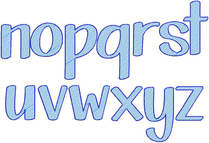 HALEY RUNNING STITCH FONT