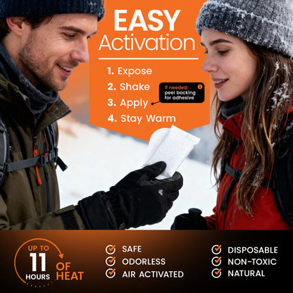 Hand and Toe Warmers Variety Pack – 100 Piece for Cold Weather