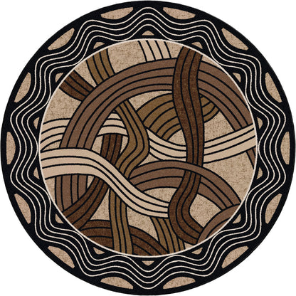 Image of an area rug, Hand Coiled - Natural