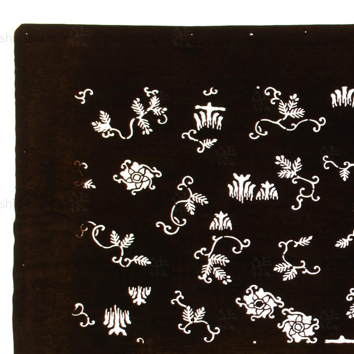 Hand Cut Katagami | Japanese Lacquered Paper Stencil