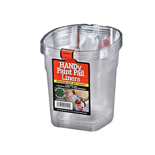 Handy paint pail liners, available at Clement's Paint in Austin, TX.