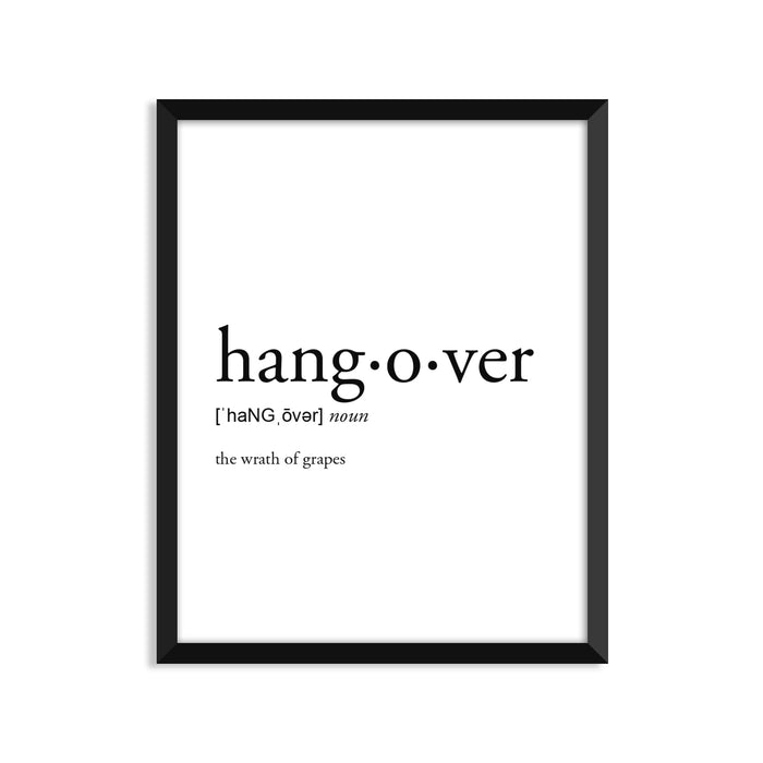 Hangover Definition Everyday Card