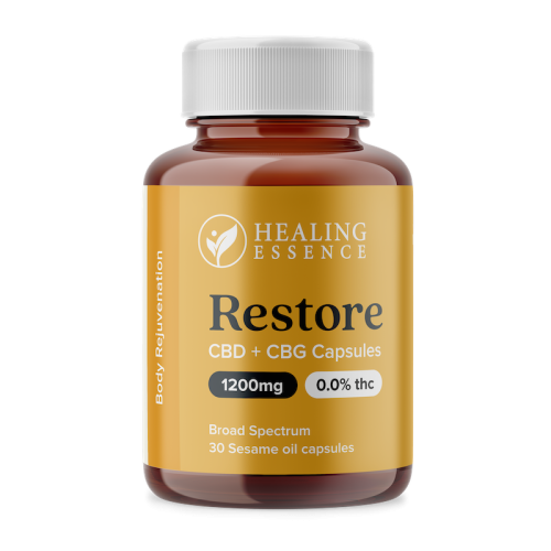 Healing Essence - Restore Capsules - 30mgCBD/10mgCBG