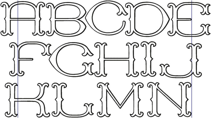 Heirloom Monogram Font