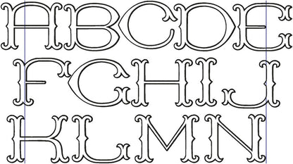 Heirloom Monogram Font