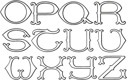 Heirloom Monogram Font