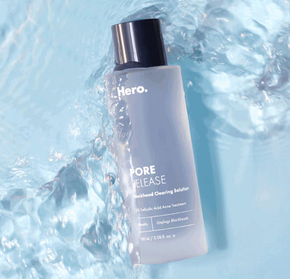 HERO pore release blackhead clear solution 2% salicylic acid acne treatment